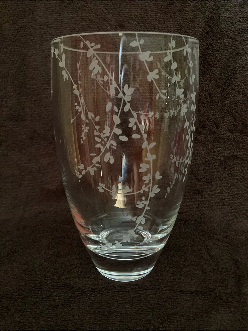 Kate Spade New York Gardner Street Bouquet Vase 8.5” Clear  Floral  Lenox